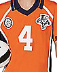 Adult Orange Volleyball Uniform Costume