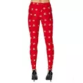 Adult Heart Eyes Reindeer Leggings at Spencer's