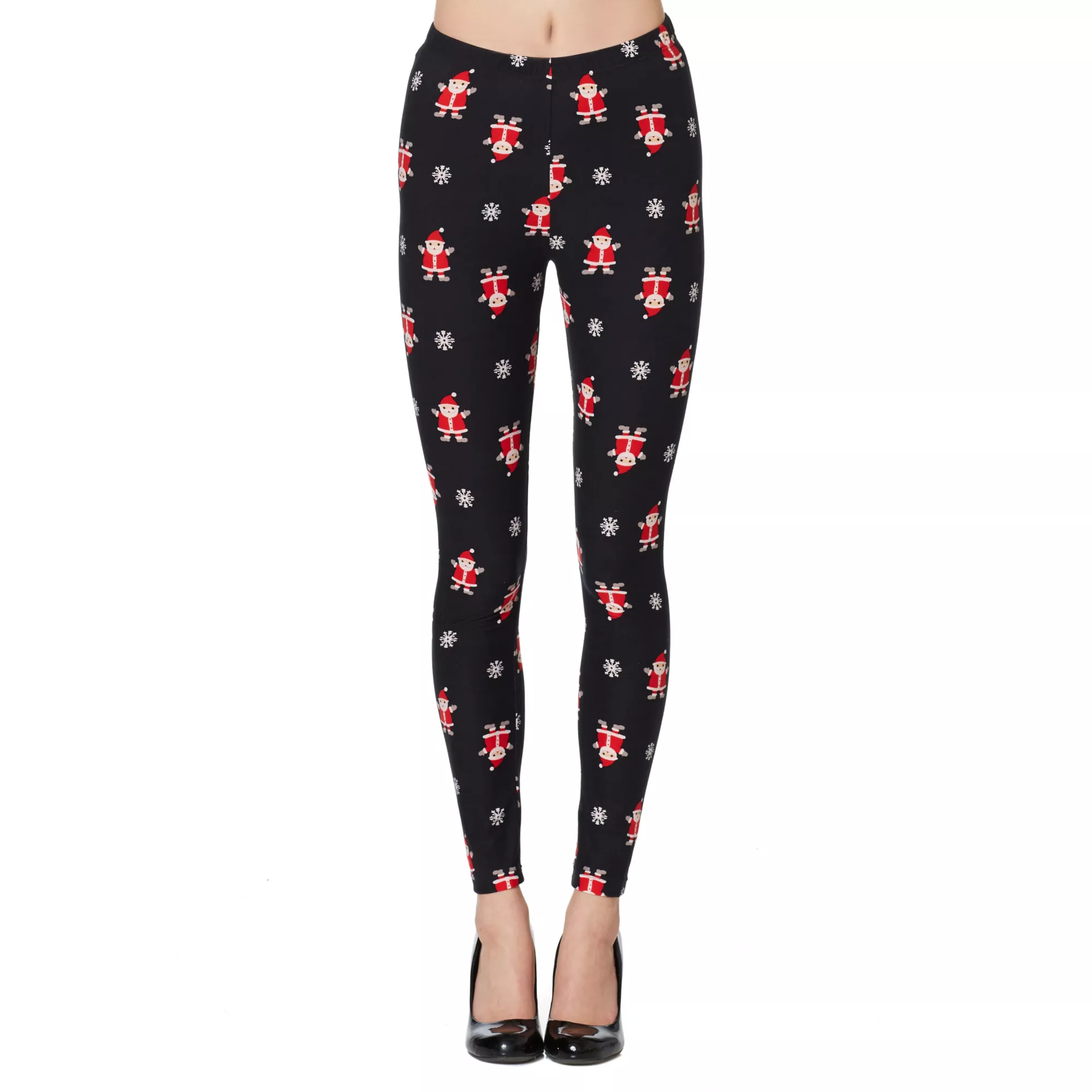 Adult Happy Santa Leggings at Spencer's