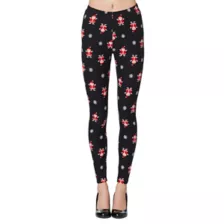 Adult Happy Santa Leggings at Spencer's