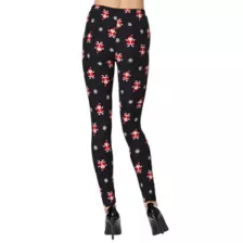 Adult Happy Santa Leggings at Spencer's