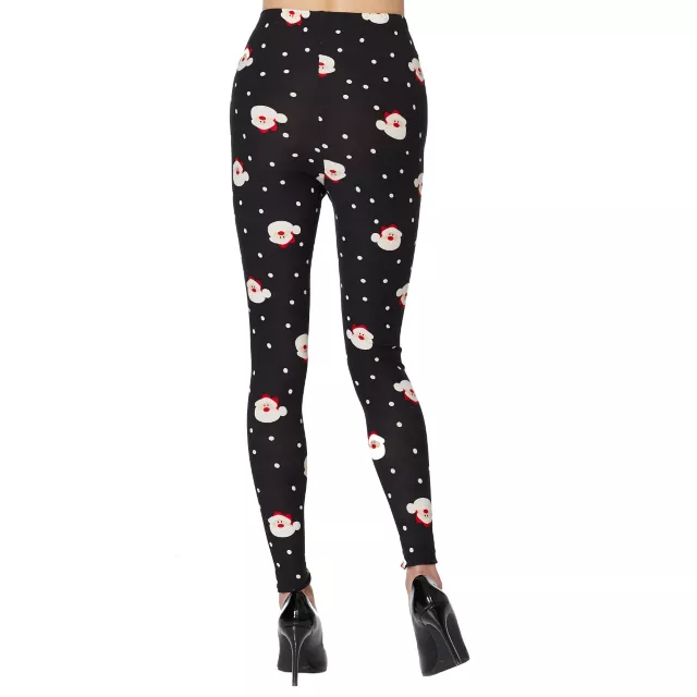 Santa Face Plus Size Leggings at Spencer's