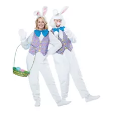 Adult Open Face Easter Bunny Costume at Spencer's