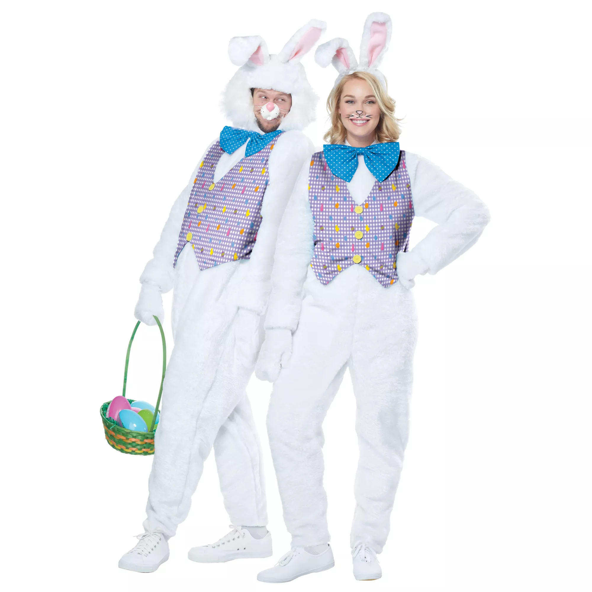 Adult Open Face Easter Bunny Costume at Spencer's