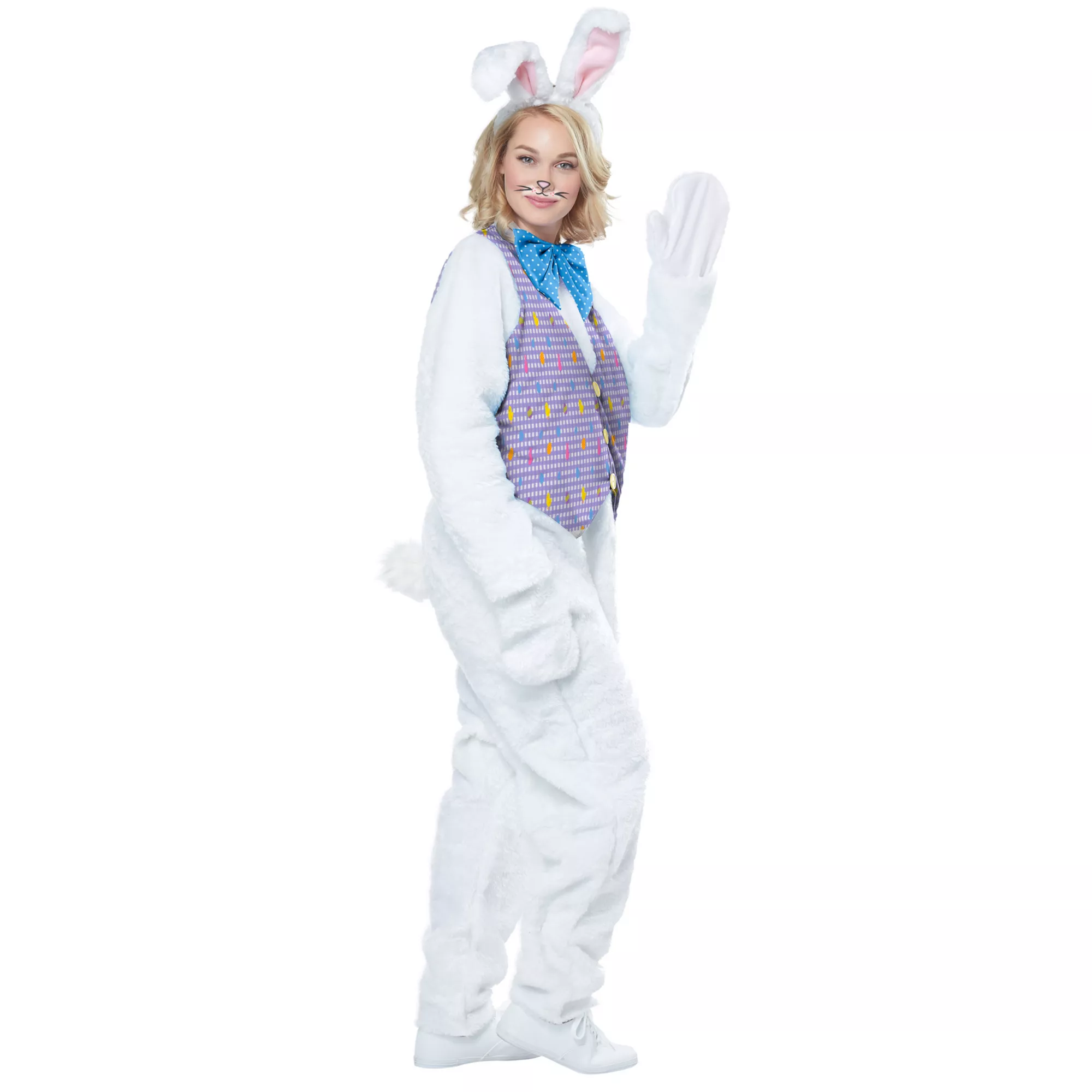 Adult Open Face Easter Bunny Costume at Spencer's