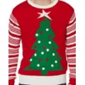 Adult Light-Up Tree Ugly Christmas Sweater at Spirit Halloween