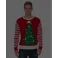 Adult Light-Up Tree Ugly Christmas Sweater at Spirit Halloween
