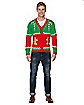Adult Gingerbread Ugly Christmas Sweater Cardigan