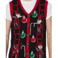 Adult Elf Ugly Christmas Sweater Vest at Spencer's