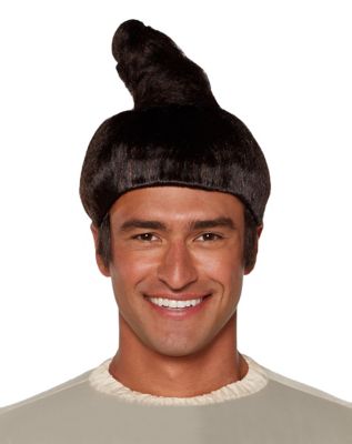 man bun wig halloween