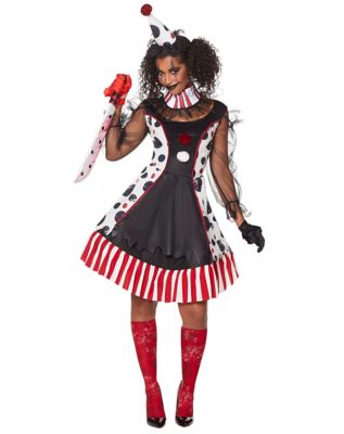 Adult Twisted Clown Costume - Spirithalloween.com