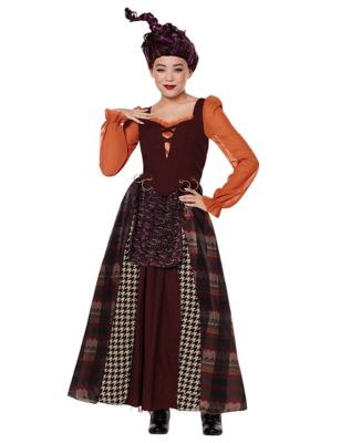 Spirit Halloween Hocus Pocus Tween Winifred Sanderson Costume | Officially Licensed | Group Costume | Witch Cosplay | Disney