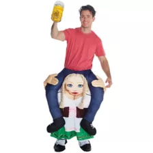 Oktoberfest Adult Beer Wench Piggyback Costume at Spencer's