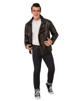 Plus Size T-Bird Jacket - Grease, Black - Spirit Halloween