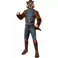 Adult Rocket Raccoon Costume - Guardians of the Galaxy at Spirit Halloween