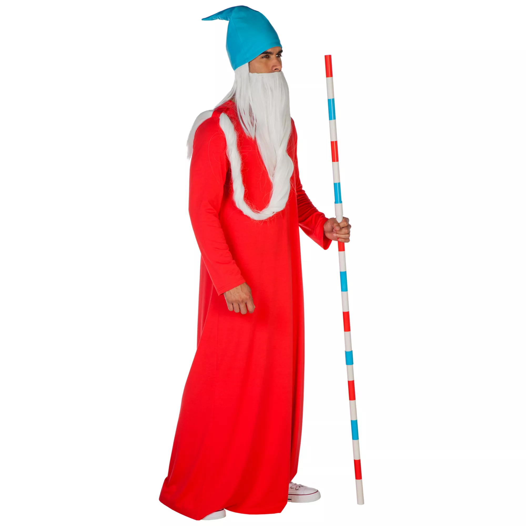 Adult Wizard Whitebeard Costume - Where's Waldo at Spirit Halloween