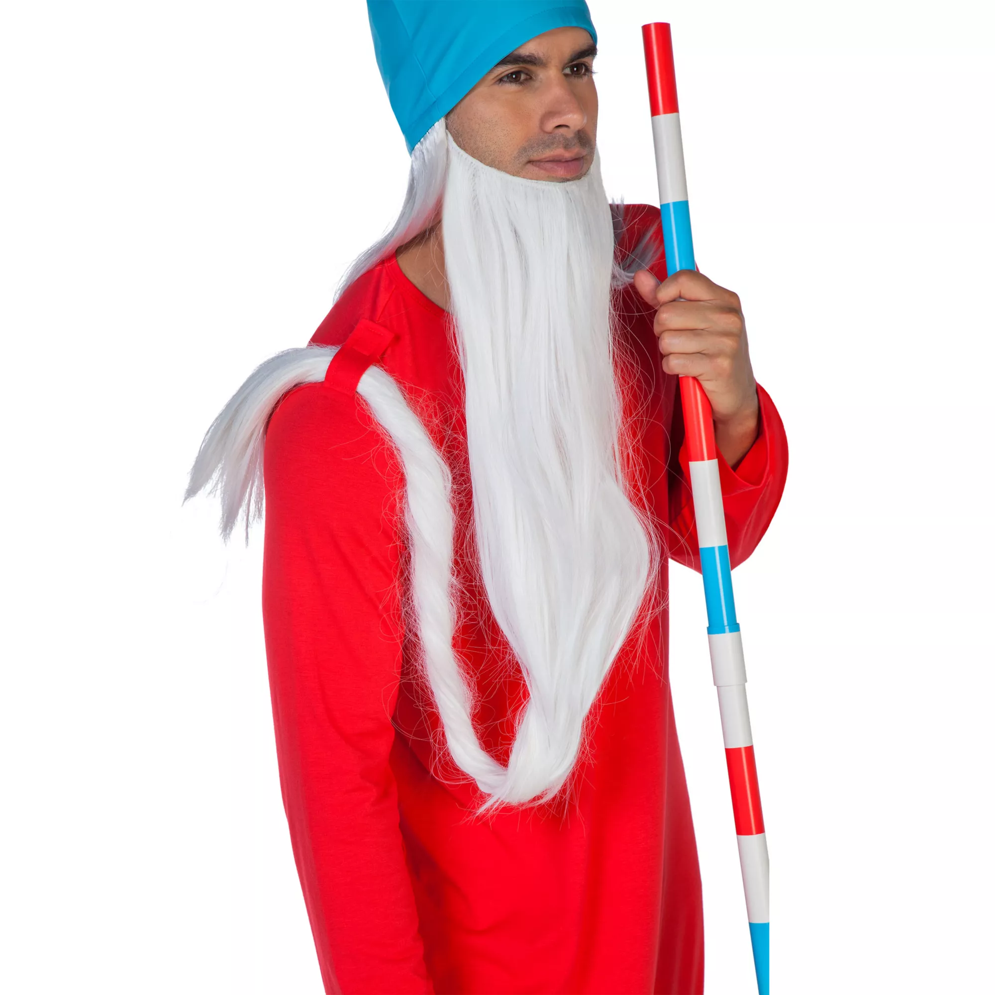 Adult Wizard Whitebeard Costume - Where's Waldo at Spirit Halloween