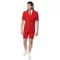 Adult Red Devil Summer Suit at Spirit Halloween