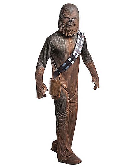 Star Wars Chewbacca Cosplay Costume Halloween Fancy Dress Adult Xmas One Size 