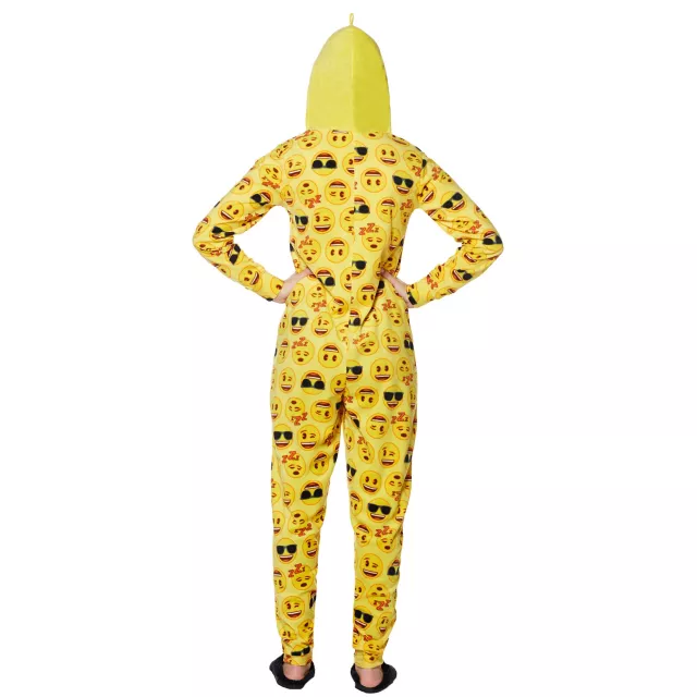 Adult Emoji Jumpsuit at Spencer's
