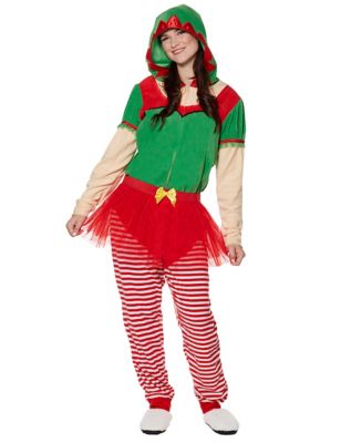 Adult Christmas Elf Costume - Spirithalloween.com