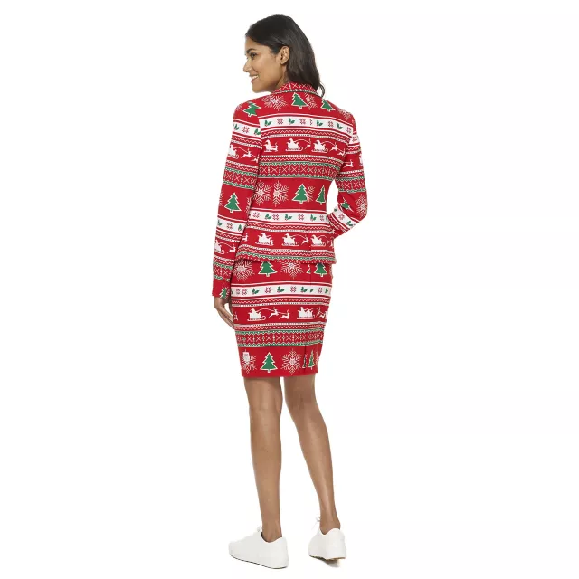 Adult Winter Wonderland Ugly Christmas Skirt Suit at Spirit Halloween