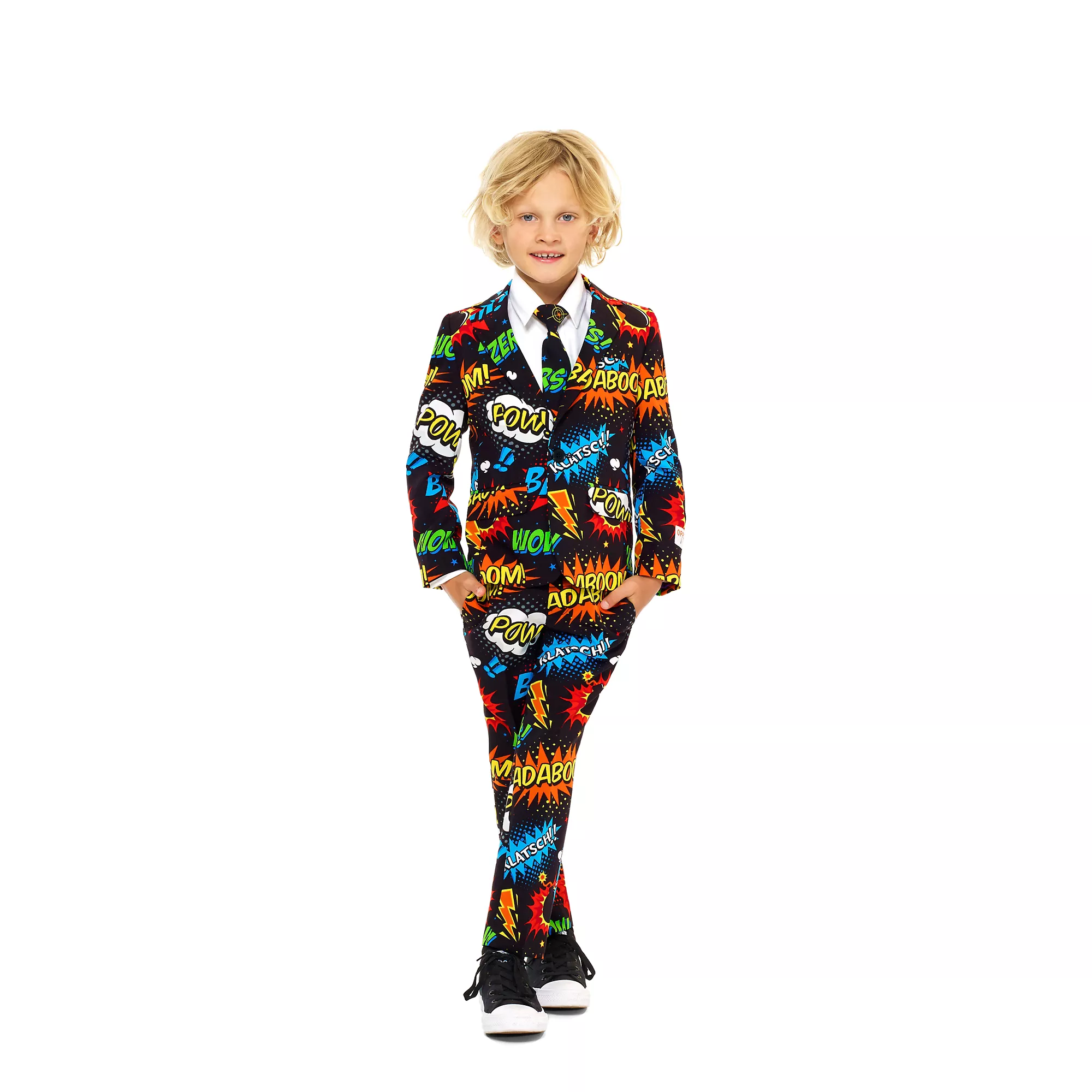 Kids Comic Book Party Suit at Spencer's