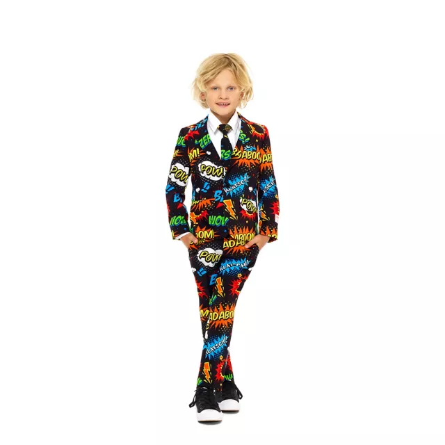 Kids Comic Book Party Suit at Spencer's