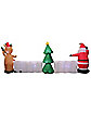4 Ft Light Up Feliz Navidad Inflatable Decoration