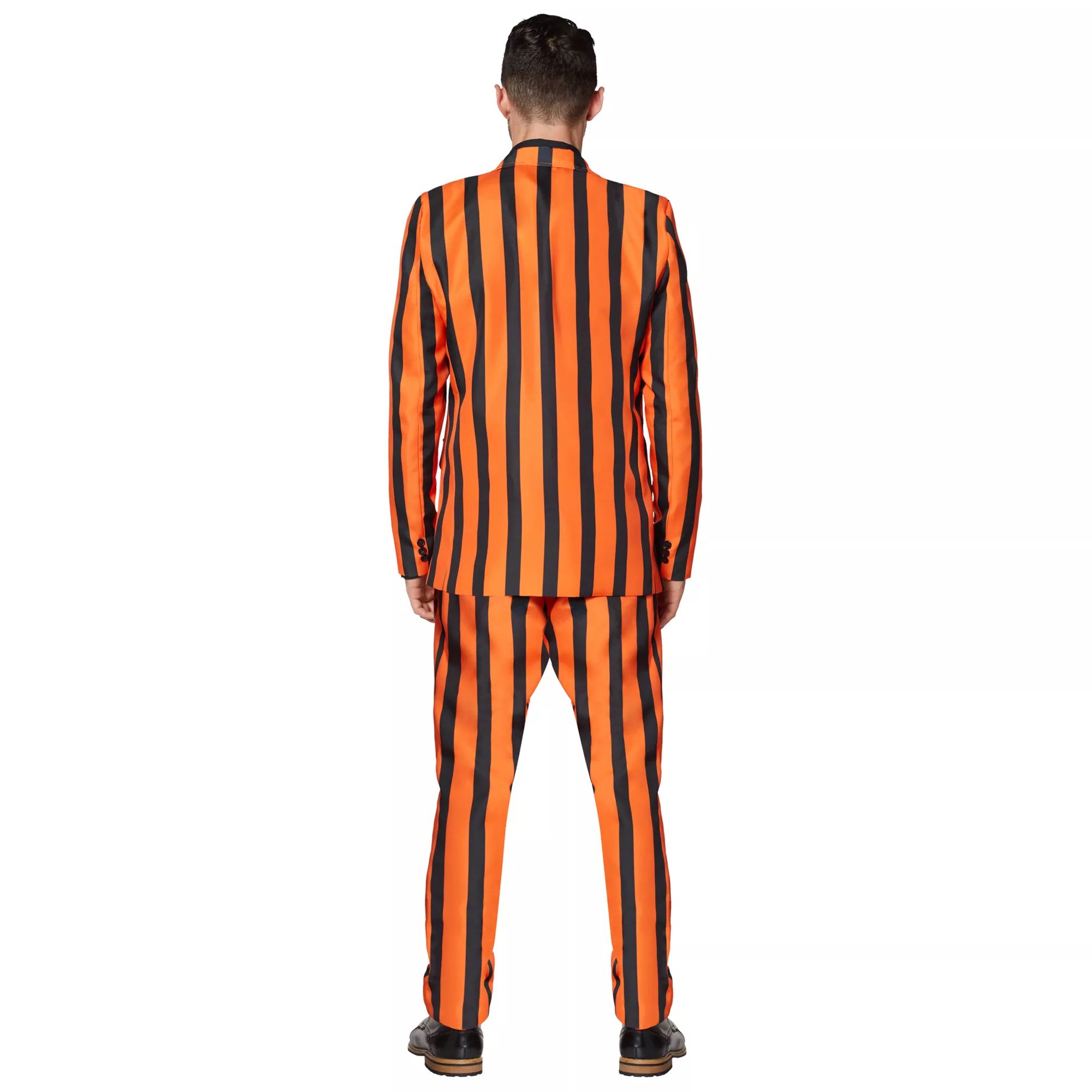 Adult Orange and Black Light-Up Striped Suit at Spirit Halloween