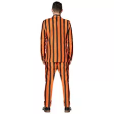 Adult Orange and Black Light-Up Striped Suit at Spirit Halloween