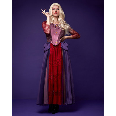 Spirit Halloween Tween Mary Sanderson Dress Hocus Pocus Costume   Officially Licensed - M : : Clothing, Shoes & Accessories