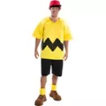Adult Charlie Brown Costume Deluxe - Peanuts at Spirit Halloween
