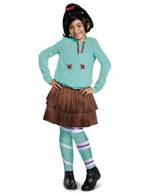 Vanellope Von Schweetz Anime Character Hoodie Short Skirt Leggings