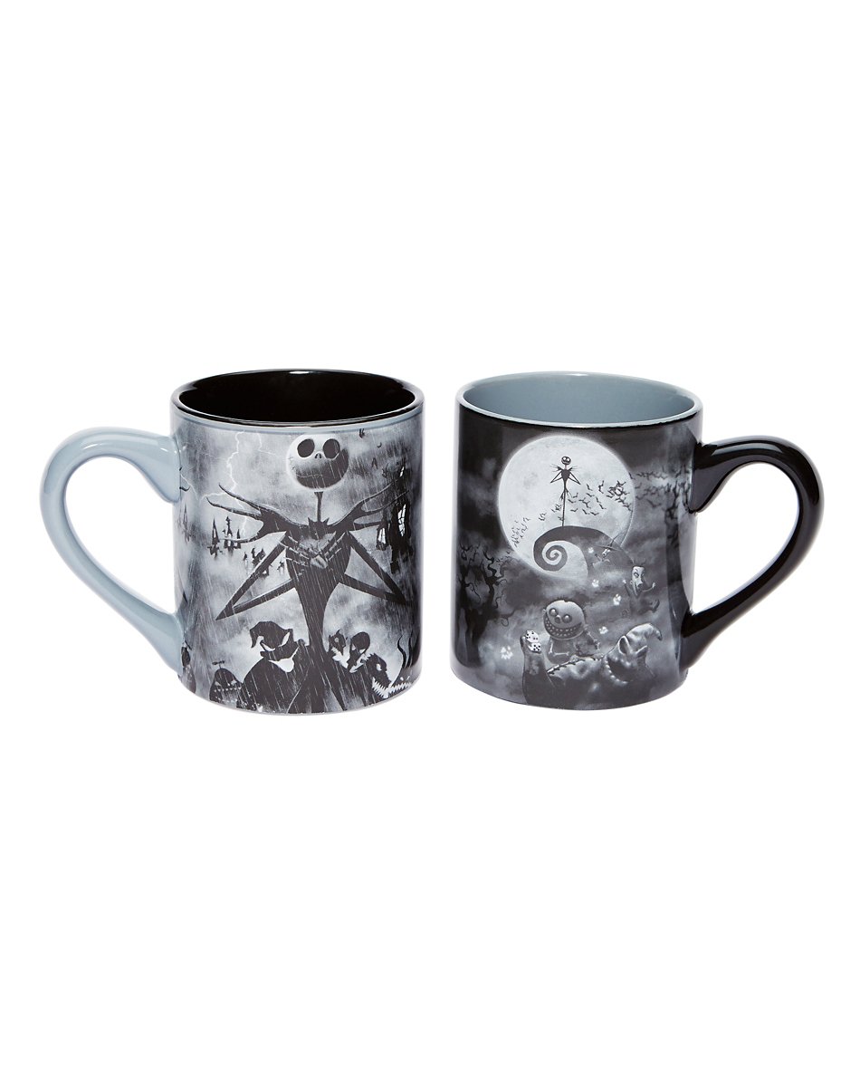 Jack Skellington Coffee Mug 2-Pack 14 oz. - The Nightmare Before Chris by Spirit Halloween