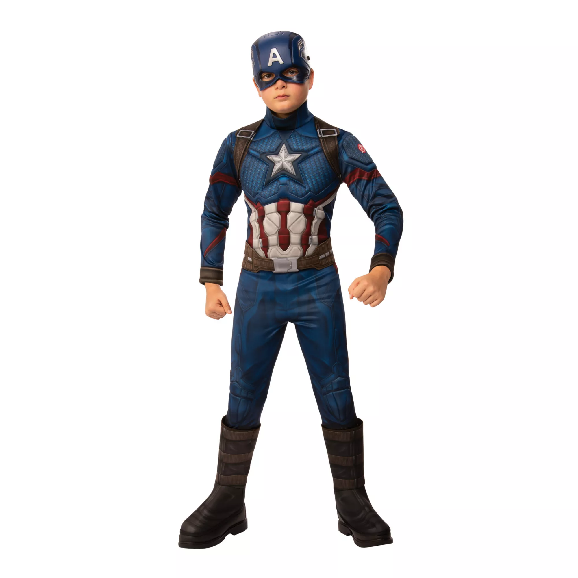 Kids Captain America Costume Deluxe - Avengers: Endgame at Spencer's