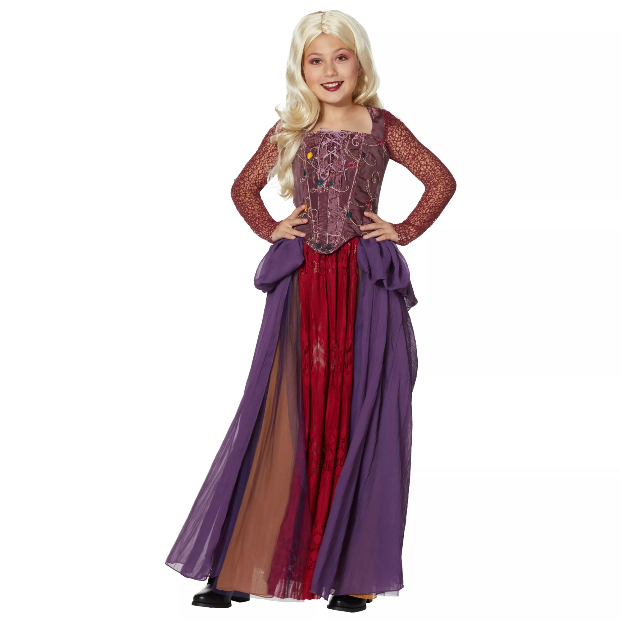 Girls Sarah Sanderson Costume The Signature Collection - Hocus Pocus at Spencer's
