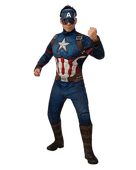 Disguise Costumes Marvel's Avengers Movie Captain America Deluxe Gloves Adult 