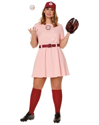 Ladies A League Of Their Own Rockford Peaches Plus Costume — Costume Super  Center