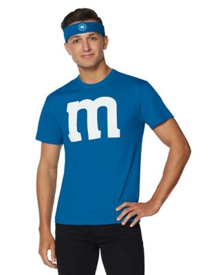 Adult Blue Mandms Costume Kit 