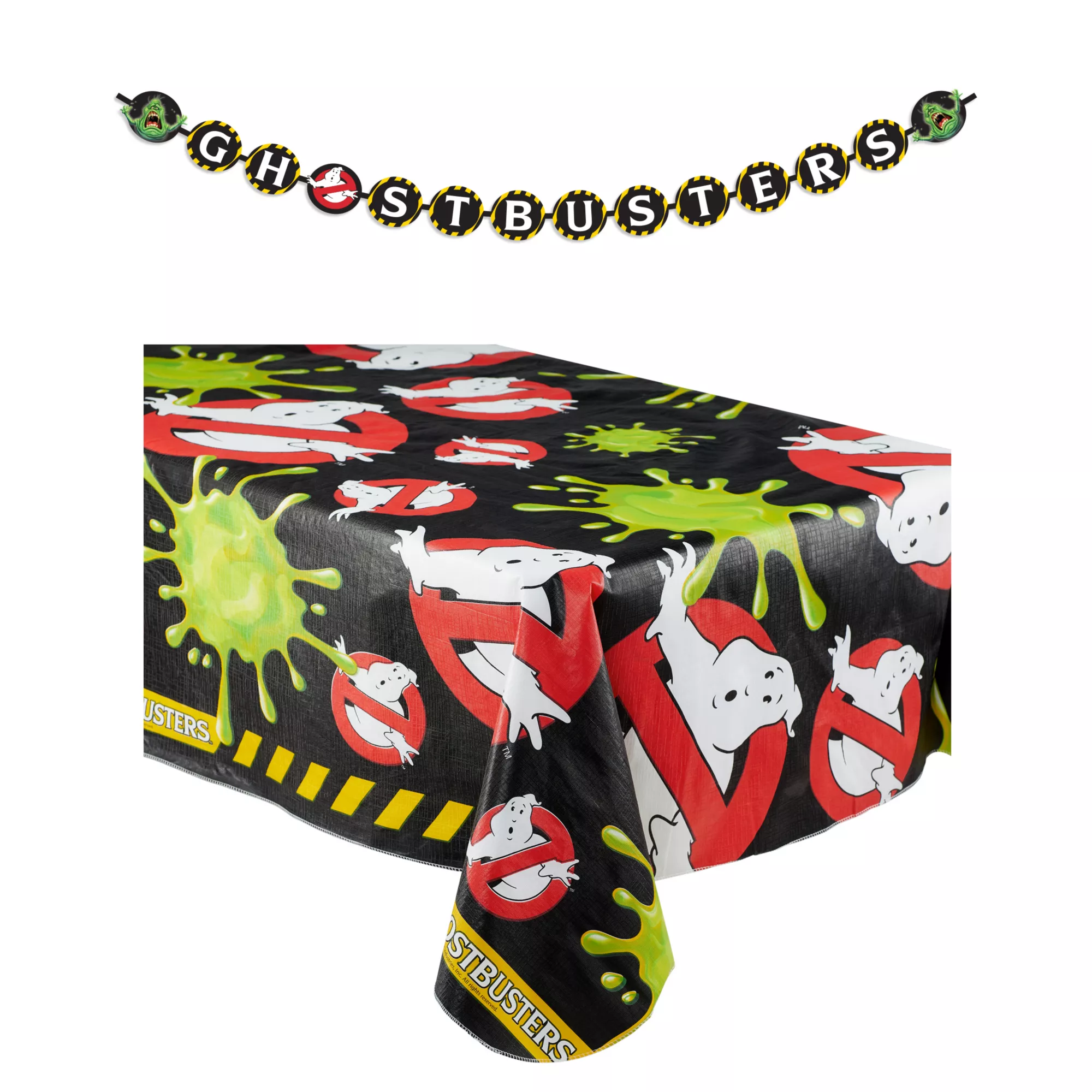 Ghostbusters Tablecloth and Banner at Spencer's