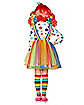 Kids Rainbow Clown Costume