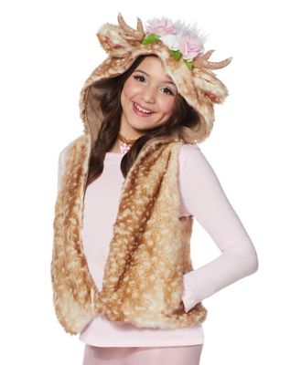 Kids Faux Fur Fawn Costume Kit