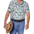 Hopper Button Down Plus Size Shirt - Stranger Things at Spirit Halloween