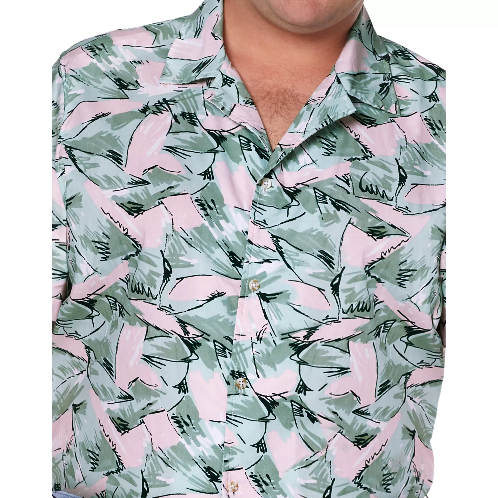 Hopper Button Down Plus Size Shirt - Stranger Things at Spirit Halloween