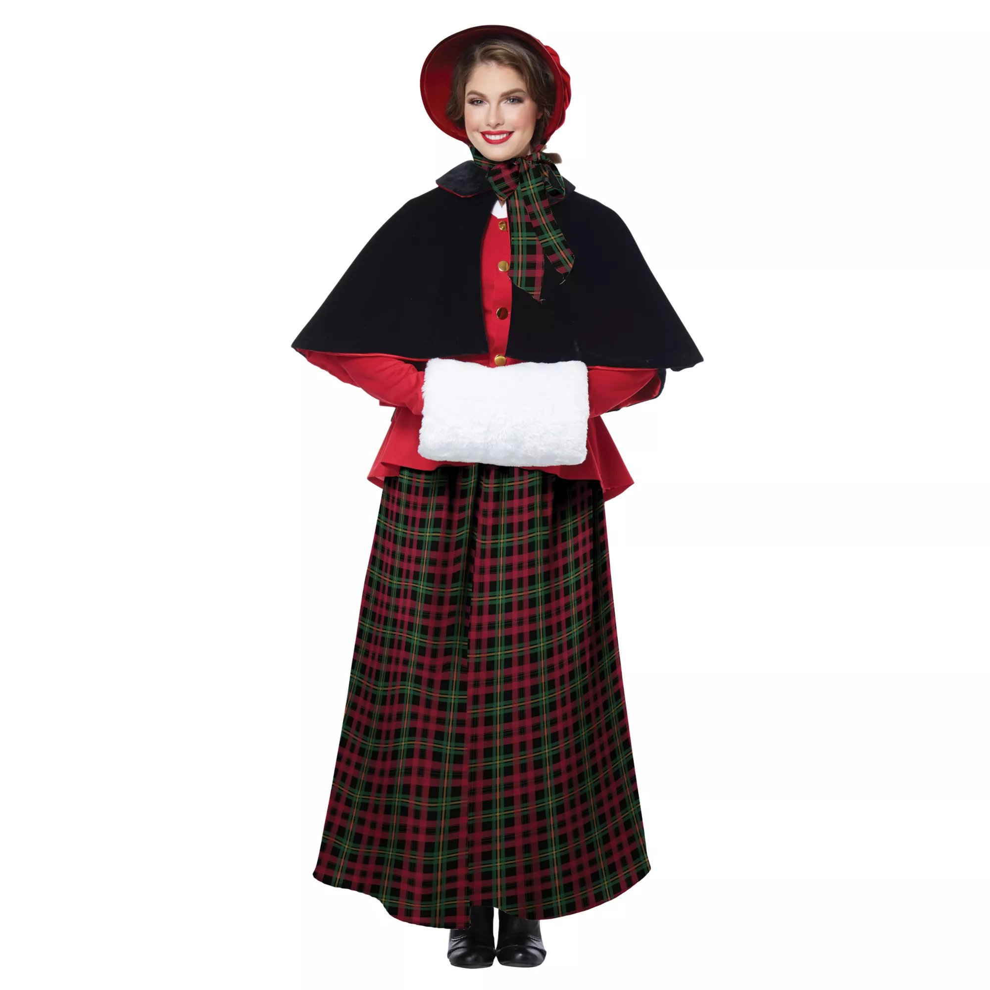 Adult Holiday Caroler Woman Costume at Spencer's