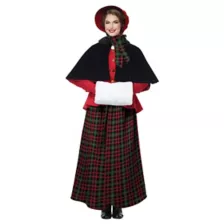 Adult Holiday Caroler Woman Costume at Spencer's
