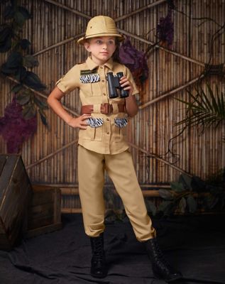 Adult Safari Explorer Costume Zoo Keeper Outfit Jungle Fancy Dress