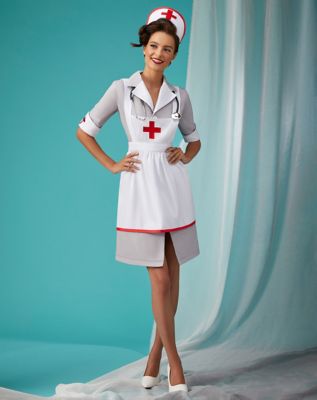 Adult Hospital Honey Nurse Costume - Plus Size