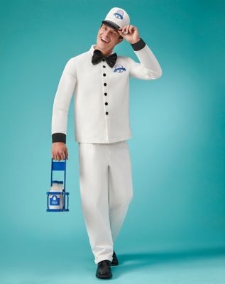 Adult Retro Milk Man Costume - Spirithalloween.com